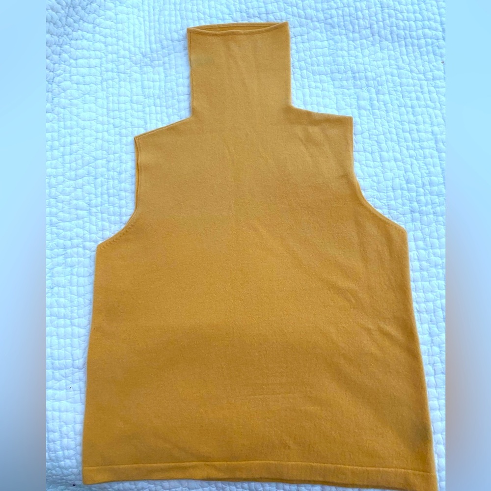 Cashmere XL sleeveless turtleneck.  Ellen Tracy- never worn.